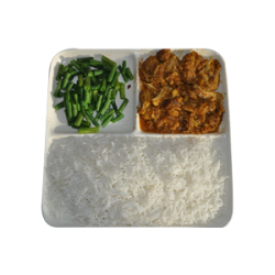 Witte rijst met Varkensfilet